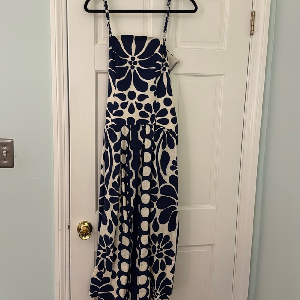 Christian Lacroix French designer luxury brand linen floral dress